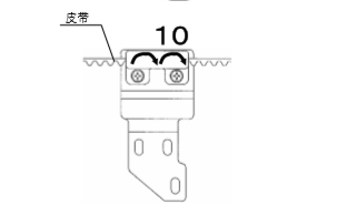 雙開玻璃自動門皮帶安裝說明